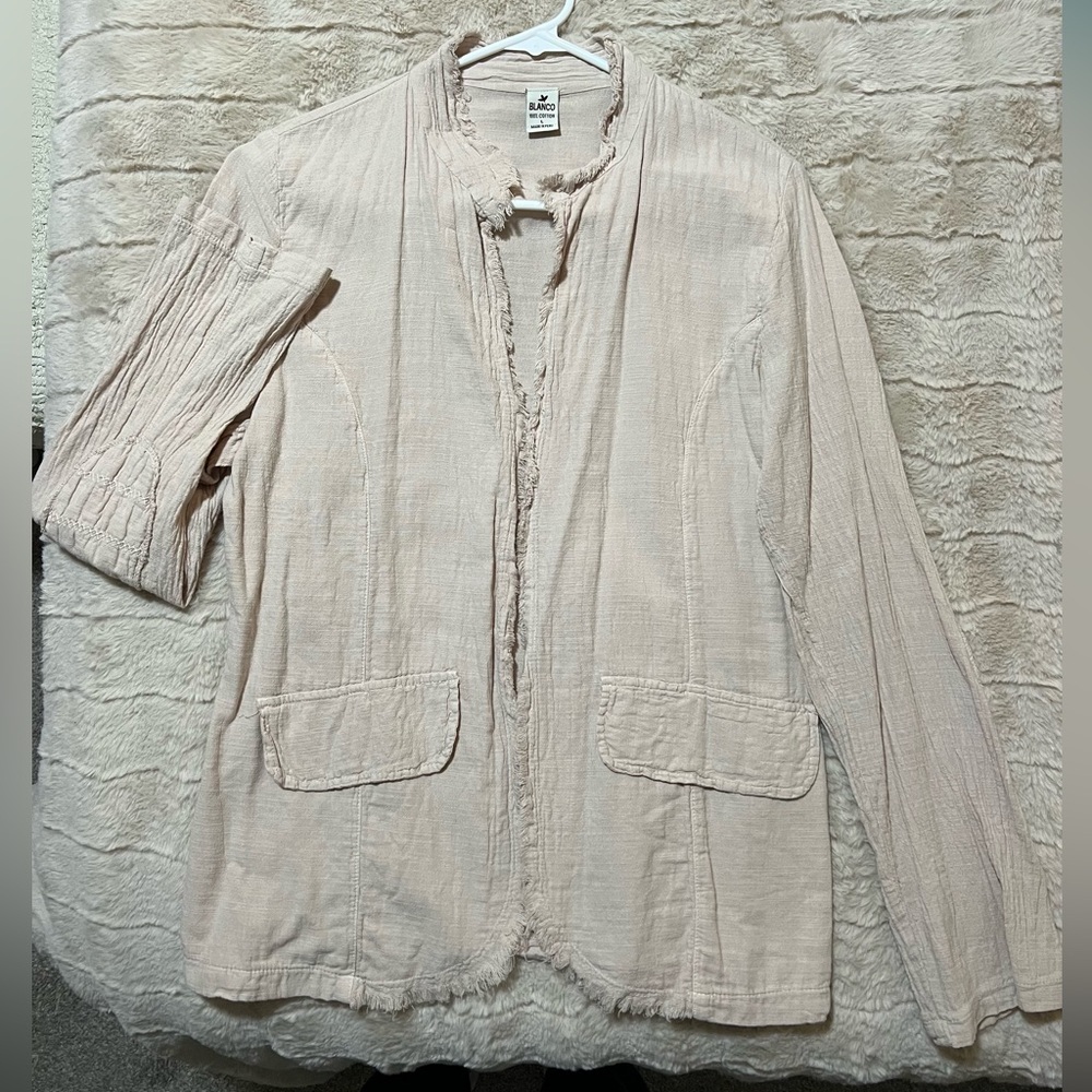 BLANCO by nature Linen Cardigan